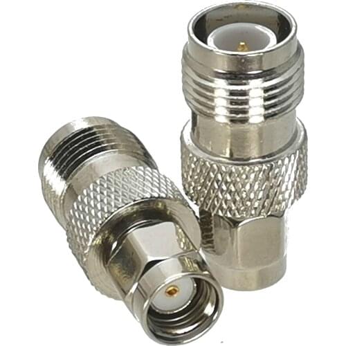 1Pcs RP-SMA RPSMA Female Plug to RPTNC RP-TNC Female Plug RF Adapter Connector Coaxial High Quanlity Nickel Plated