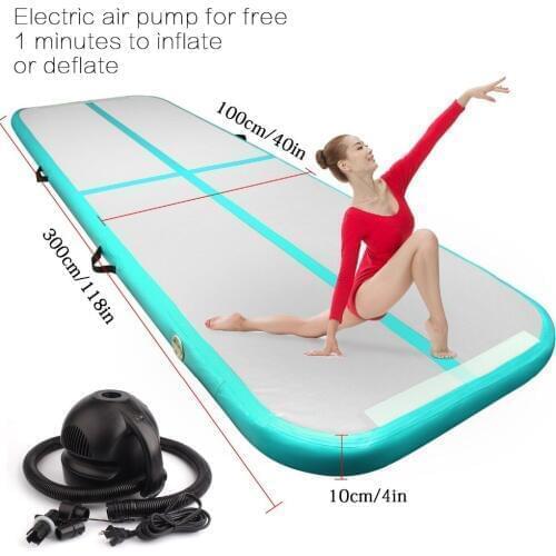 2018 Inflatable Gymnastic Airtrack Tumbling Yoga Air Trampoline Track For Home use Gymnastics Training Taekwondo Cheerleading