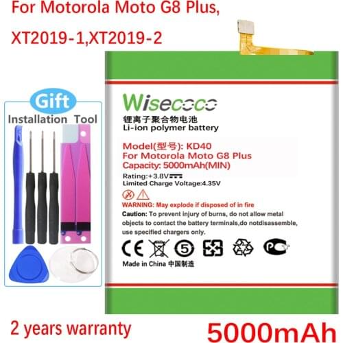 KD40 NEW Battery For Motorola Moto G8 Plus XT2019-1 XT2019-2 Phone High Quality Battery