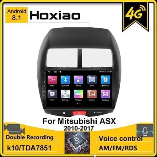 10" Android 2DIN Car GPS Radio Navi Player For Mitsubishi ASX 1 2010 2011 2012 2013 2014-2017 2016 2015 AM RDS Multimedia Stereo