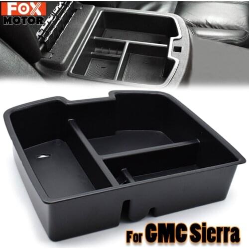Center Console Organizer Armrest Storage Box for Chevrolet Avalanche 2007 - 2013 Suburban 1500 Suburban 2500 Tahoe GMC Yukon