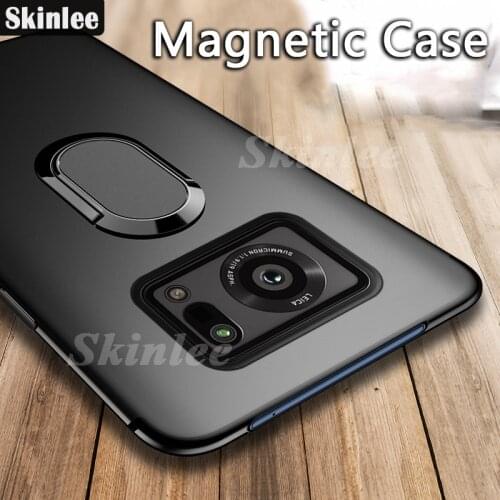 Skinlee Case For Sharp AQUOS R6 Ultra Thin Back Matte With Magnetic Attraction Ring Soft Cover For Sharp AQUOS R6 Case