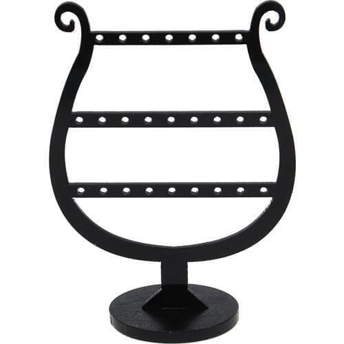 1Pc 2in1 25Hole Earrings Stud Jewelry Display Stand Showcase Bottle Shape Jewelry Holder