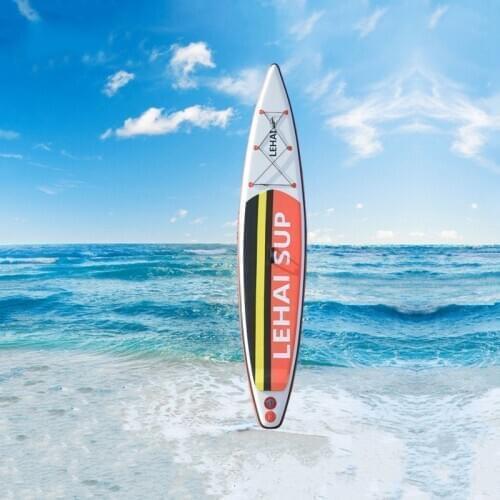 12'63 ft Sup Paddle Board Portable Inflatable Racer385cmx71cmx15 Can Customized Adult Standing Outdoor Paddling Racing Surfboard