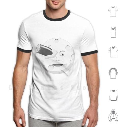 Georde Melies' A Trip To The Moon T Shirt DIY Cotton Big Size S-6xl George Meiles Trip To The Moon Trip Moon Classics