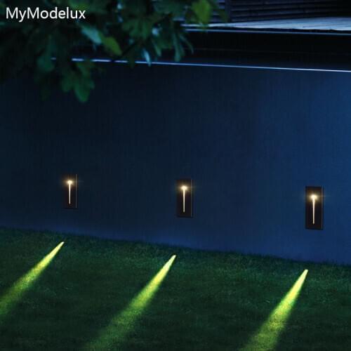 IP65 outdoor lighting LED Stair wall Lights Step footlights Aluminum wall lamps ressed in 3w for Street Corridor aisle balcony