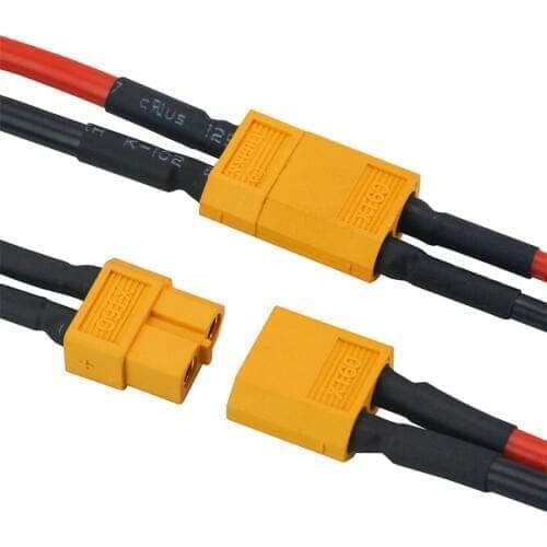 LDARC XT60 XT30 Plug Lipo Battery Power Cables Wire Male Female Amass Plugs Charging Insulated Wiring 12/14/18 AWG