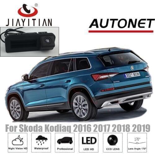 JIAYITIAN Trunk Handle camera For Skoda Kodiaq 2016 2017 2018 2019 Reverse backup camera rear view camera CCD Night Vision