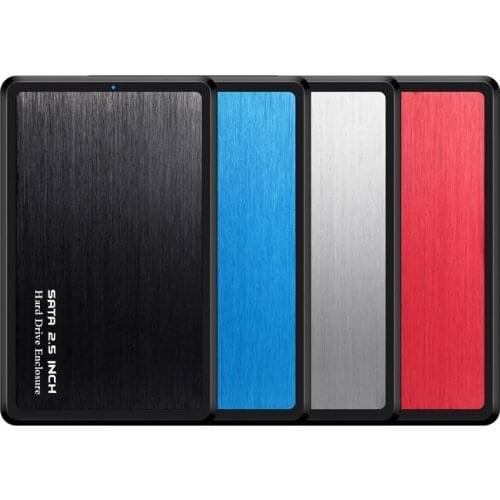 USB 3.0 Notebook Mobile Hard Disk Box Brushed 2.5 Inch SSD Aluminum Alloy Hard Disk Box with 6TB Capacity