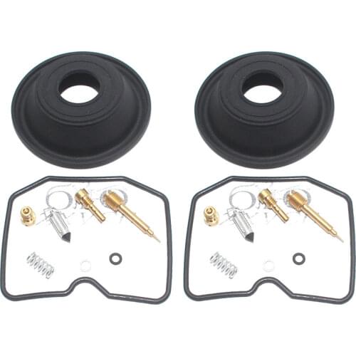 Carburetor repair kit for Kawasaki ZZR250 EX250 EX250H ZZR EX GPX 250 H GPX250 Configure vacuum diaphragm Needle valve gasket