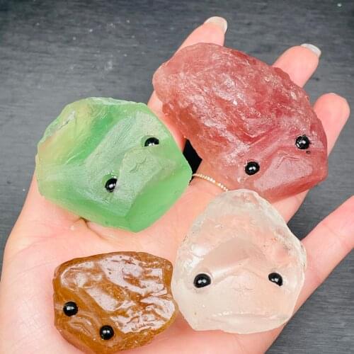 Natural Minerals Crystal Cluster Hand Made Hedgehog Great For Meditation Healing Home Decoration As Gift