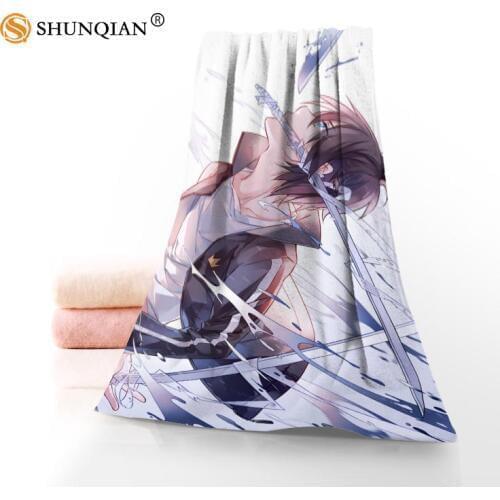 New Custom Noragami Towel Printed Cotton Face/Bath Towels Microfiber Fabric For Kids Men Women Shower Towels