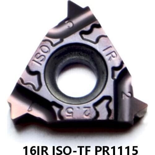 Original Threading Insert 16IR 100 125 150 200 ISO 250 300 ISO TF PR1115 Pitch Carbide Inserts Turning Tool CNC Lathe