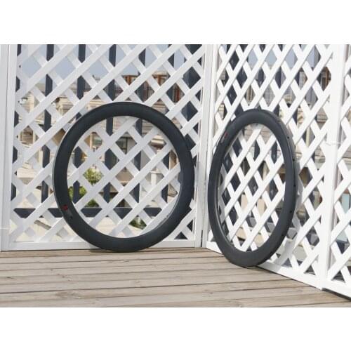 FLX-RIM-T6 Full Carbon Road Bike Tubular Wheel Rim Depth 60mm Toray Carbon Wheel Rims Basalt material Brake Surface Width 23mm
