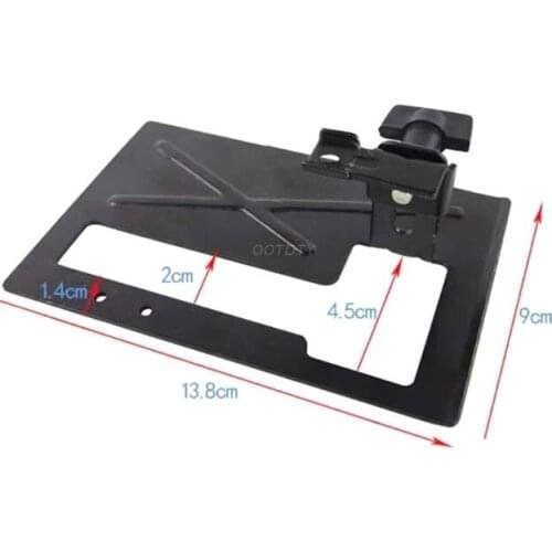 OOTDTY Adjustable Thickened Steel Angle Grinder Balance Bracket Holder Cutting Machine Base DIY Woodwoking Tools