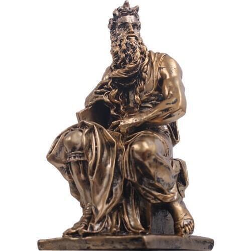 ANCIENT GREECE THALES SCULPTURE CHARACTER STATUE RESIN ART&CRAFT DESKTOP RETRO THALES OF MILETUS FIGURINES HOME DECORATE R2752
