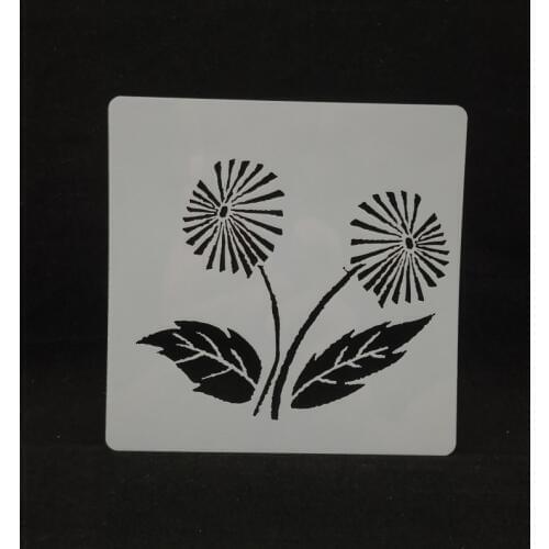 Flower Layering Stencils Drawing Color Spraying Stencil for Diy scrapbook/photo album coloring,painting stencil,home decor