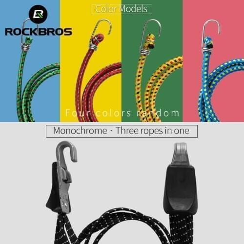 ROCKBROS Bike Rack Rope Colorful Bicycle Bag Fixing String Strong Tough High Elastic Luggage Ultralight Rope Cycling Accessories