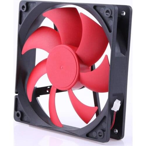 Computer CPU Cool Cooling Fan Cooler 12cm 120mm DC 12V 2Pin For PC Chassis Radiating