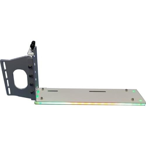 594A Vertical GPU Bracket PCI-E Holder with LED 5V 3pin RGB aura for Vertically kickstand/base Stent Stand for GPU