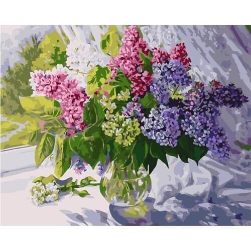 Needlework DIY DMC cross stitch painting 14CT unprinted floral embroidery Counted Cross-Stitch cotton thread Christmas109