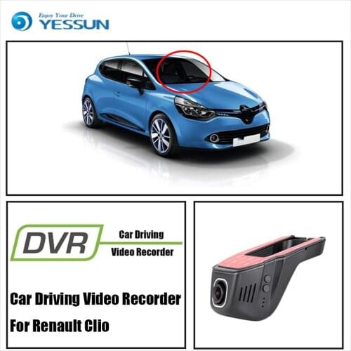 YESSUN Car DVR Digital Video Recorder Front Camera Dash Not Reverse Parking Camera HD 1080P for Renault Clio