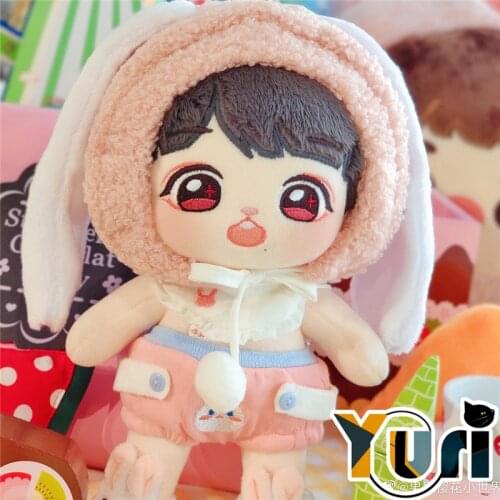 Yuri The Untamed Wei Wuxian Xiao Zhan Star 15cm 20cm Plush Doll Clothes Costume Cos Cosplay cute lovely Christmas gift C