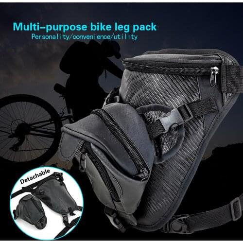 Motorcycle Fanny Pack Racing Leg Bag Moto Cycling Tactical Waist Pack Airsoft Tactical Drop Leg Bag Motorbike Knight Waist Bag