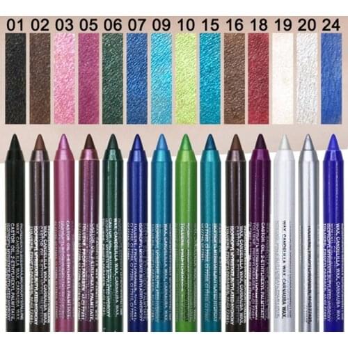 14 Colors Liquid Eyeliner Pencil Glue-free Magnetic free For Eyelashes Waterproof Long-lasting Eye Liner Pen Makeup Cosmetic