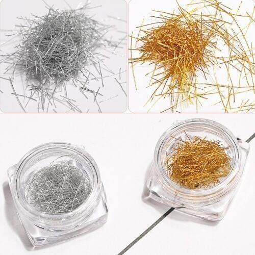 1 pots Metallic Gold String|Metallic Silver String Jewelry Thread Wire Diy Tools Art Glitter Line Tape Silver/Gold Choose