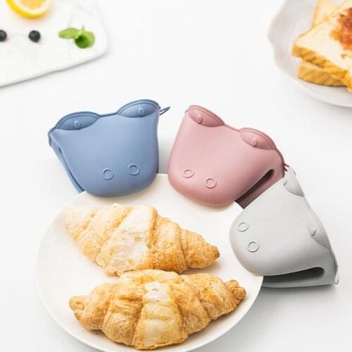 Anti-scald 1Pc Fashion Thick Heat Insulation Cooking Hand Clip Microwave Mitten Portable Oven Glove Comfortable for Home