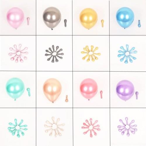 10pcs/lot 12inch New Glossy Metal Pearl Latex Balloons kid toys Thick Chrome Metallic Colors wedding Birthday party decoration