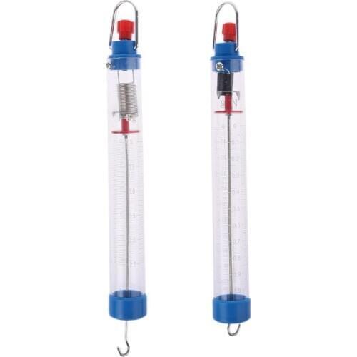 25N/2500g Newton Meter Force Meter Spring Dynamometer Spring Dual-Scaled Balance for Physical Experiment