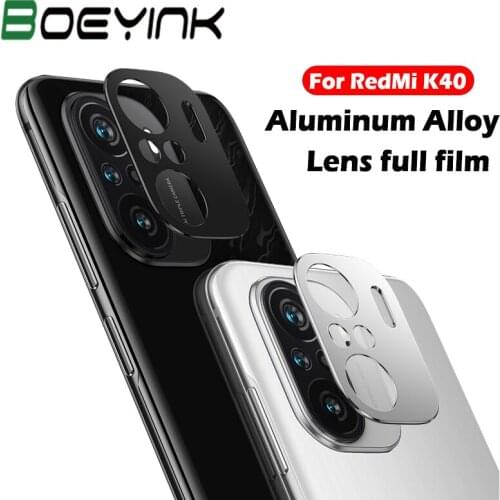 3D Metal Camera Cover For Xiaomi Redmi K40 Pro Plus Lens Zinc Alloy Screen Protector For Xiaomi Redmi K40 Ultra K40Pro Plus 5G