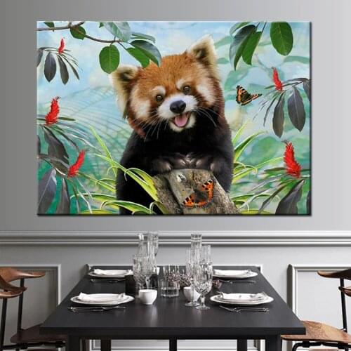 5D DIY Animals cute little raccoon Painting Full Square Round Diamond Embroidery Diamond Painting Cross Stitch mosaic gift
