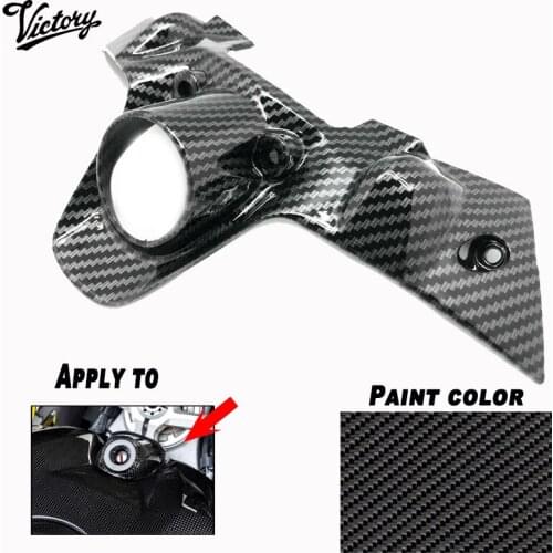Motorcycle Accessories Start Key Cover Carbon Fiber Fairing Parts FOR Ducati Panigale V4 V4S 2018 2019