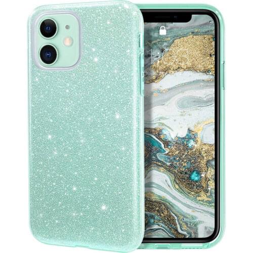 Shining Glitter Phone Case For iPhone 12 Pro 12 11 Pro Max XR XS Max 7 8 Plus 12Mini 11Pro 12 11 Soft Bling Sparkly Shiny Cover