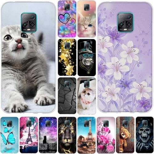 Phone For Xiaomi Redmi 10X Case Silicone TPU Soft Back Cover For Xiaomi Redmi 10X Pro 5G Xiomi 10x 4G Case Covers Flower Bumper