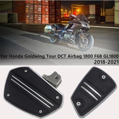 For Honda Goldwing Tour DCT Airbag 1800 F6B GL1800 Driver Ped 2 Sets Of Motorcycle Accessories Driver Footrest Adapter 2018-2021