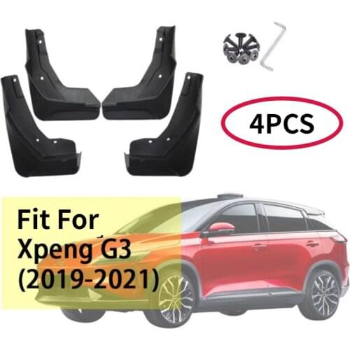 For Xpeng G3 2019-2021 Xiaopeng Front Rear Mudflasp Mudguard Fender Mud Flap Guard Splash Car Accessories Auto Styline