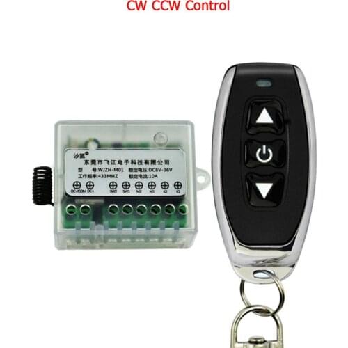 DC Motor 12V 24V 36V 10A CW CCW Controller With Limit Remote Control Switch For Motor Linear Actuator