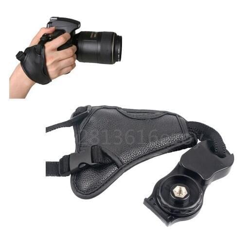 EMS DHL SLR/DSLR Camera Leather Hand Grip for Canon 650D 70D 7D 5D2 5D3 for Nikon D750 D600 for Sony for Olympus Wrist Strap