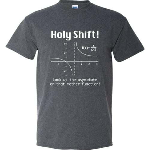 Holy Shift Math Calculus Physics Funny Humor Pun Men Adult Graphic T-Shirt Summer 2019 100% Cotton Normal Custom Design Shirts
