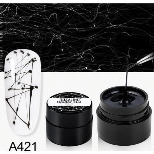 ROSALIND Spider Line Gel For Nails Art Gel Polish UV Colors Painting Gel Nail Polish Spider Gel Lacquer 5ml Top Base For nails