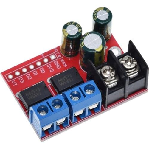 H Bridge Remote Control 5A 3V-14V Dual DC Motor Drive Module Voltage Reverse PWM Speed Regulation Double Super L298N