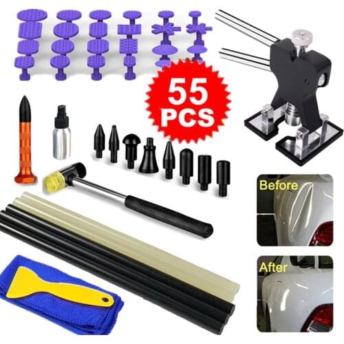 Car Body paintless dent repair tools Dent Repair Kit Car Dent Puller with Glue Puller Tabs Removal Kits for Vehicle Car Auto