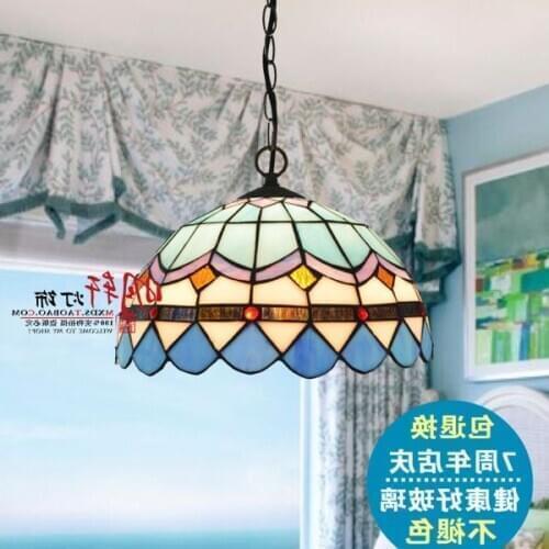 Crown Promotional Tiffany Lighting Lamps Bedroom Lamps Modern Minimalist Living Room Lamp Mediterranean Style Restaurant