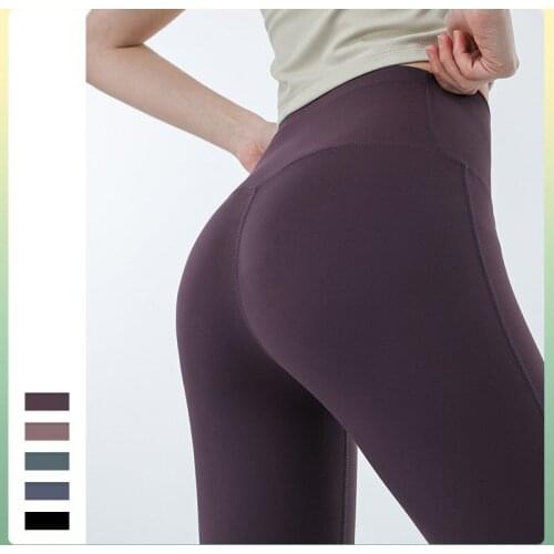Summer Thin Hip Lifting Yoga Pants Stretch Tight Fitness Pants Fast Drying High Waist Seven Point Tracksuit Pants