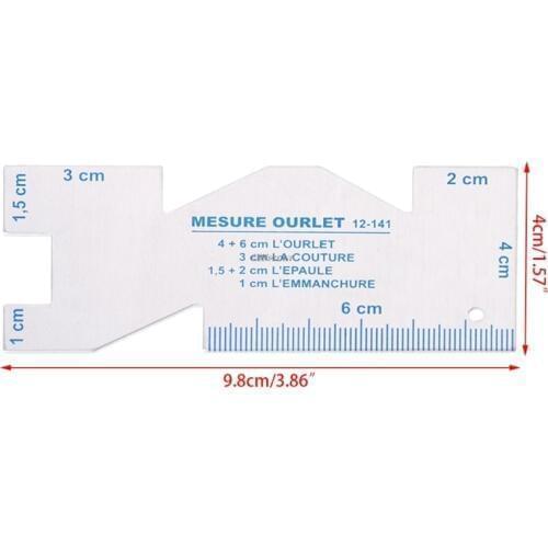 OOTDTY DIY Sewing Patchwork Ruler Quilting Grid Cutting Sewing Tailor Student Art Craft Apparel Sewing Fabric Sewing Tools