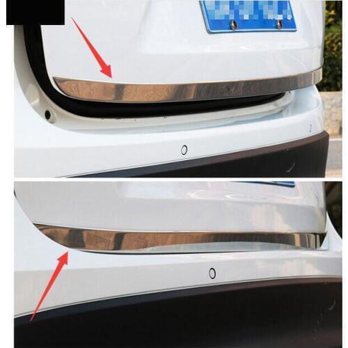 FIT FOR Mazda CX-5 CX5 2013-2015 2016 CHROME REAR TRUNK BOOT TAILGATE DOOR LID COVER TRIM MOLDING STAINLESS GARNISH STRIP